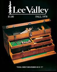 tool chest described lee valley fall-1978