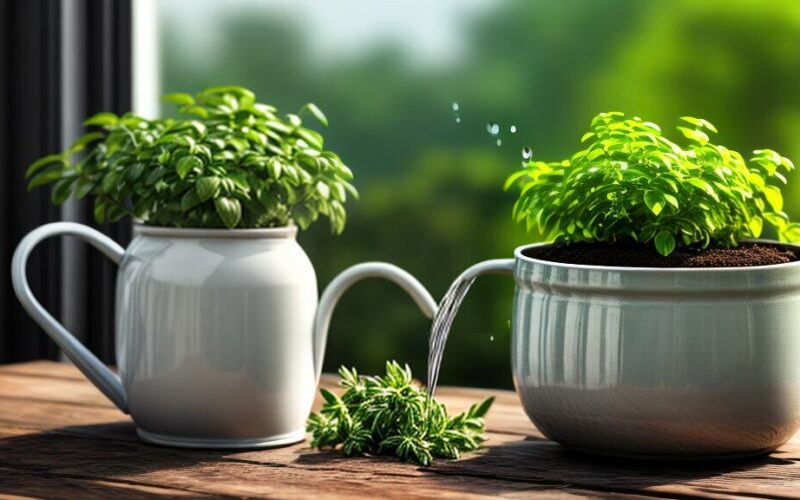 how much water does herbs need