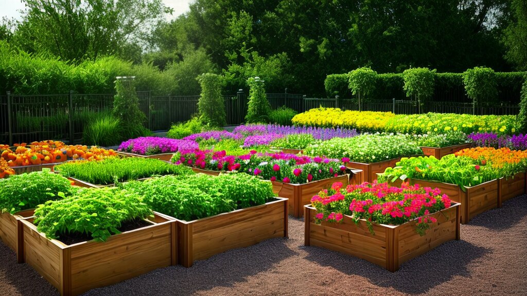 ideal size for raised beds for different types of plants