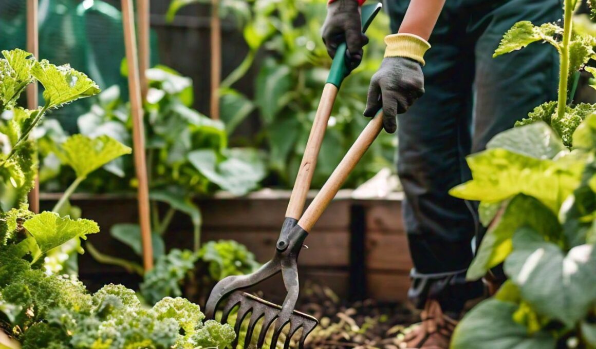 how to use a weeder