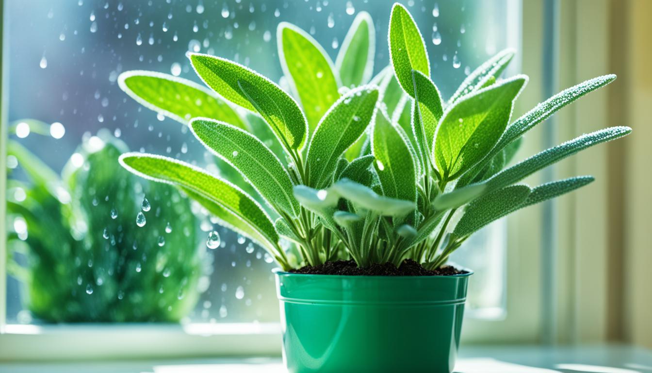 Indoor sage maintenance