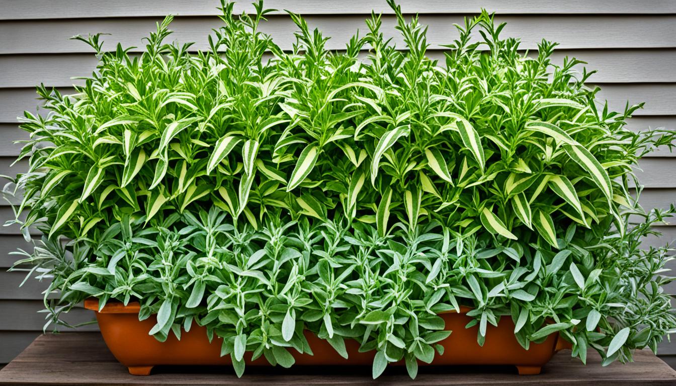 container sage growing