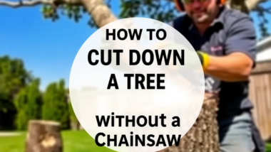 How to Cut Down a Tree Without a Chainsaw