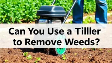 Can You Use a Tiller to Remove Weeds?