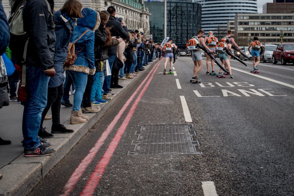 Leaf Blower Race